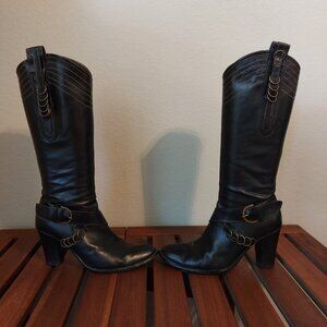 Chic All-leather Italian Boots